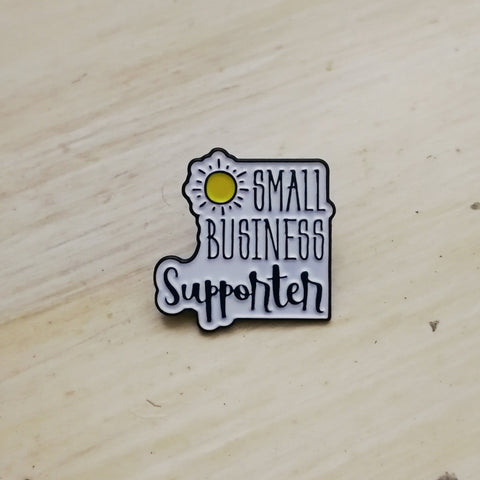 Small Business Supporter Enamel Pin Badge